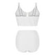 thumbnail image 4 of Conjunto de Bikini de Cintura Súper Alta para Mujeres con Cuello en V con Textura Ruched 2025 Traje de Baño de Playa de Verano, 4 of 7