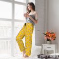 thumbnail image 4 of Uemuo Funny Chicken Pattern Women's Wide Leg Palazzo Lounge Pants with Pockets Light Weight Loose Comfy Casual Pajama Pants-Large, 4 of 9