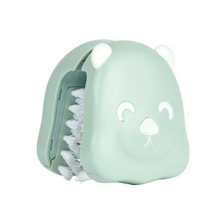 

AYYUFE U-shaped Cleaning Brush Bear Design Plastic Double Sided Cleaning Sink Brush Household Supplies