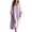 #0100-Purple, variant on Caftan Maxi Dresses for Women V Neck Long Sleeve Stripe Print Casual Beach Style Lightweight Breathable Oversized Loose Fit Dresses