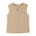 thumbnail image 6 of MEZZALL Girls Tops Tees & Shirts For Kids Stylish Sleeveless V-Neck Blouses For Girls 3-13 Years Trendy Toddler Wear, 6 of 6