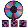 thumbnail image 2 of CIMAXIC Prix de Fête Roue Jeu de Fortune Roue Rotative Roulette Double Face Fournitures de Fête, 9.84"X9.84"X1.57 Pouces, 2 of 4