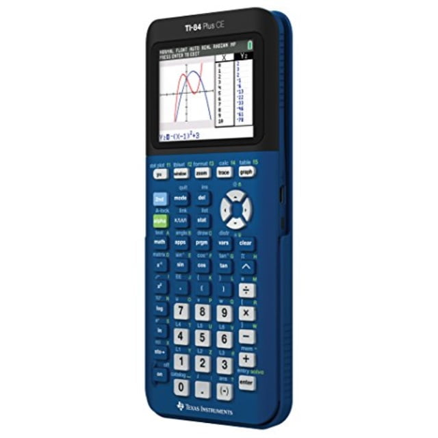 texas instruments ti 84 plus ce denim graphing calculator