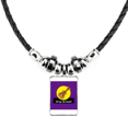 thumbnail image 1 of el ritmo de apertura de musica hip hop collar a mano colgante de cuerda de cuero Unbranded M, 1 of 3