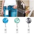 thumbnail image 6 of 3x/4x Retractable Badge Holder with Key Carabiner Reel Clip On Bag Clothes 3pcs A, 6 of 8