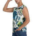 thumbnail image 3 of Balery Game All Day Men's Sleeveless Muscle Shirts Workout Tank Top, Moisture Wicking, Odor Protection-Small, 3 of 8