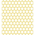 thumbnail image 3 of Yellow and White Twin Size Duvet Cover Set, Hexagonal Pattern Honeycomb Beehive Simplistic Geometrical Monochrome, Decorative 2 Piece Bedding Set with 1 Pillow Sham, Mustard White, by Ambesonne, 3 of 3