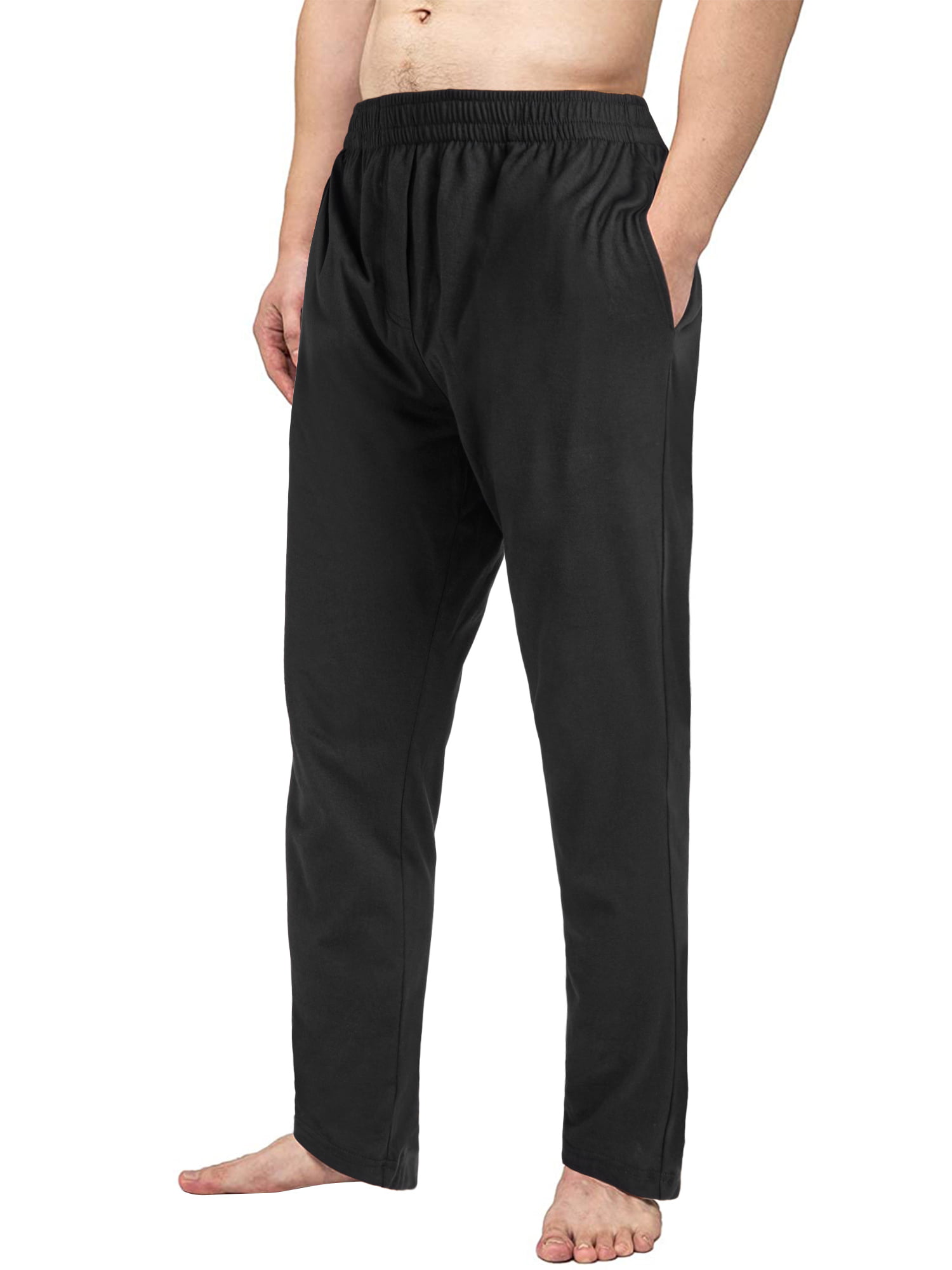 SAYFUT Men's Silk Satin Pajama Pants,Long Pajamas Pyjamas Bottoms  Comfortable Sleepwear with Drawstring Sleep Pants