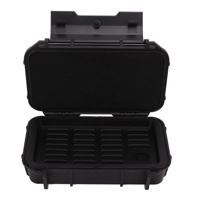 Caja De Herramientas De Almacenamiento De Plástico ABS, Caja De Herramientas Dura Impermeable Duradera De Doble Capa Resistente A La Presión Sellada Para Viajes