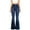 Blue, variant on Babysbule Womens Jeans Women High-waist Wide-legged Casual Pants Teenagers Classic Denim Skinny
