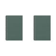 thumbnail image 4 of Clearance Under $7! A5 Horizontal Kraft Paper Coil Notebook 50 Sheets, Ink Green 2 Sheets Composition Notebook Notepad, 4 of 5