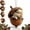 B, variant on 3D Forest Animal Acorn Ornaments, Woodland Animal Ornaments Tree Decor Realistic Figurine in Acorn Shell Hanging for Christmas Tree Home Party Decor, Woodland Theme Gift for Animal Lover