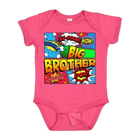 

Inktastic Big Brother Comic Book Gift Baby Boy Bodysuit