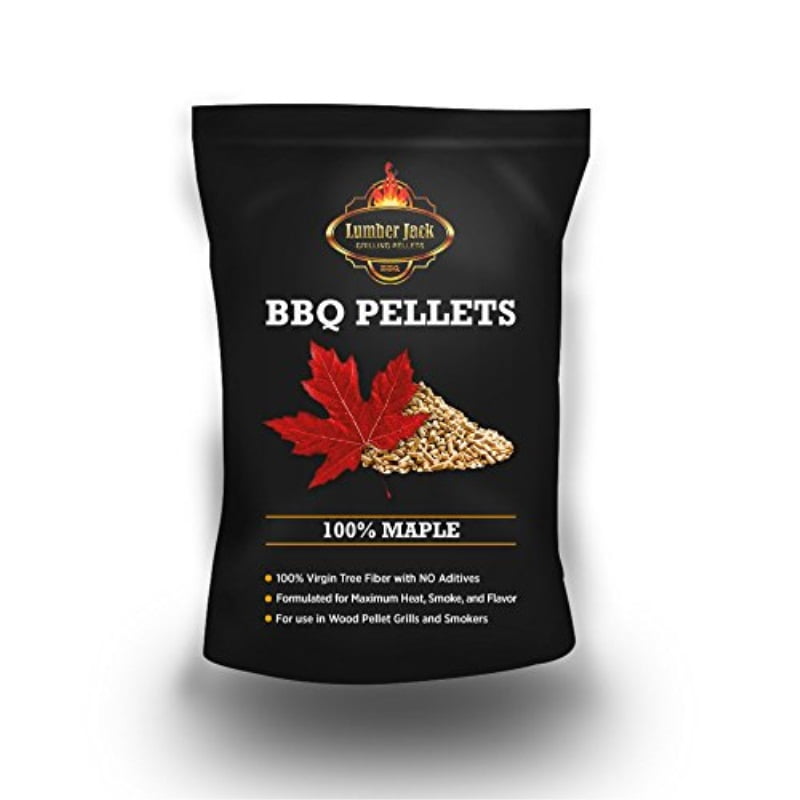 Lumber Jack 100 Hardwood Grilling Smoker Pellets, 100 Maple, 20 LB