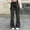 Black, variant on Idoravan Women's Plus Size Pants Fashion Women Summer Casual Loose Solid Trousers Pockets Long Pants