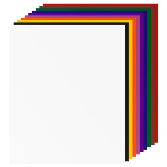 Uxcell 3D Puff Heat Transfer Vinyl 10 Sheets 12"x10" Puffy HTV Vinyl Heat Press Film Iron