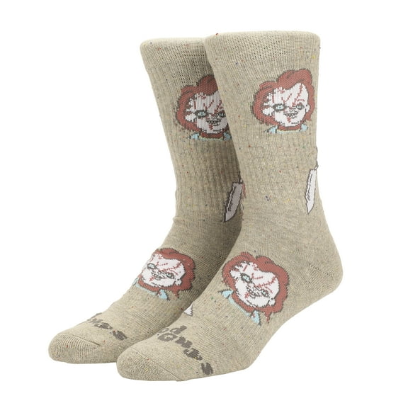 Chucky Good Guys Mixed Character Mens Athletic Crew Socks