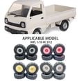 thumbnail image 4 of ZheElen Plastic Wear-resistant Wheel Rims Tyre For 1/10 WPL D12 OFF-Road RC Upgrade Part Titanium, 4 of 6