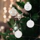 thumbnail image 5 of Juego de 9 Bolas Navideñas Irrompibles para Árbol de Navidad | Decoraciones Colgantes de Plástico En Rojo, Amarillo, Azul, Rosa, Blanco y Verde | Artículos Duraderos para Fiestas Navideñas | Decoraci, 5 of 6