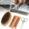 thumbnail image 3 of JUEGO DE HERRAMENTAS PARA EL CUIDADO DE LA BARBA, KIT DE CUIDADO DE LA BARBA PARBRES, TIJERA DE ACERO CEPILLO ENOXIDABLE, PEAINE DE DOBLE PUNTA PARA RECRORTAR, 3 of 7
