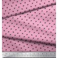 thumbnail image 3 of Soimoi Poly Georgette Fabric Swallow Bird Small Printed Craft Fabric by The Yard 42 Inch Wide, 3 of 3