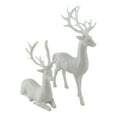 thumbnail image 4 of Noothes 2Pcs Plastic Reindeer Figurines Set for Living Room Tabletop Christmas Decor and Festive Holiday Gift, 4 of 9