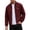 Wine, variant on Mens Polar Fleece Jacket Lightweight Zip Up Jackets Outdoor Coat Zipper Fleece Jacket Men Soft Warm Windproof Stand Collar for Casual Outdoor Outerwear