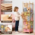 thumbnail image 2 of Organizador de almacenamiento para animales de peluche Brelley Wood con cajón, 2 of 8