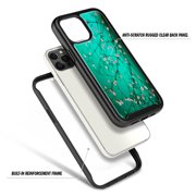 For iPhone 12 Pro Max Case, with Built-in Screen Protector, Nagebee Full-Body Protective Rugged Bumper Cover, Shockproof Durable Case (Plum)