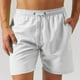 thumbnail image 1 of Yaoyar Men's Drawstring Running Shorts Lightweight Quick Dry Workout Shorts, Basketball Running Short with Zipper Pockets, 1 of 5