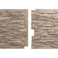 thumbnail image 2 of Ekena Millwork 45 3/4"W x 24 1/2"H x 1 1/4"D Canyon Ridge Stacked Stone, EverStone Faux Stone Siding Panel, Mount Vernon, 2 of 9