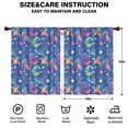 thumbnail image 2 of Blackout Kids Curtains,DarkBlue Cartoon Dinosaurs Planets Pattern Childrens Insulated Curtains Set Of 2,Bedroom Essentials,Toddler Room Decor 42"x54", 2 of 5