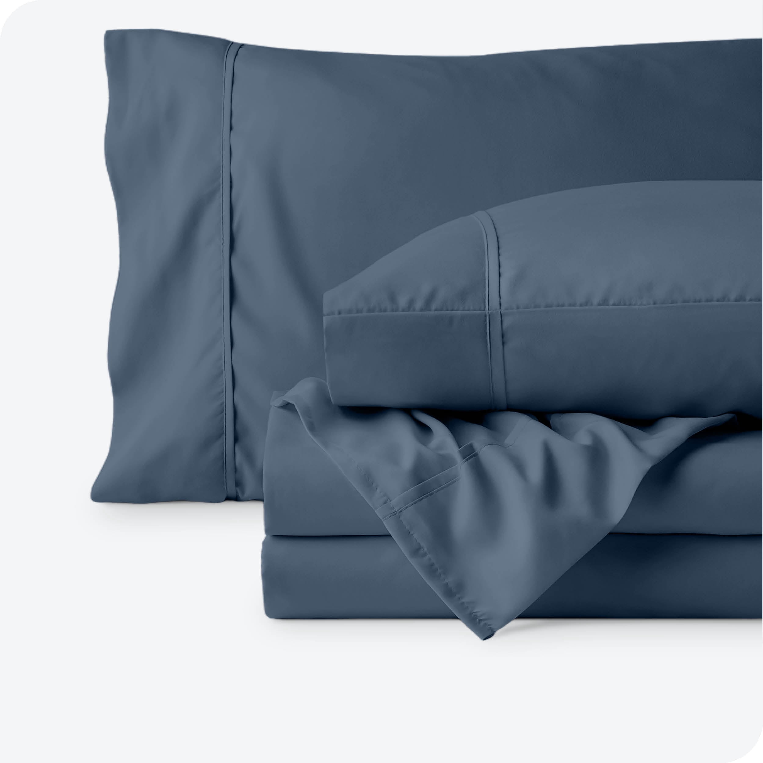 Bare Home Bering Sea Microfiber Sheet Set, Wrinkle Resistant, Deep Pocket, Queen