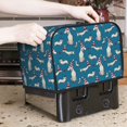 thumbnail image 7 of Balery Festive Dachshund Fun Pattern Oven Cover Kitchen Bread Machine Protector, 2 Slice Toaster Cover for Home, Anti Dust Fingerprint Coaster Cover, 7 of 7
