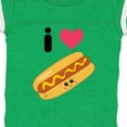 thumbnail image 4 of Inktastic I Love Hot Dogs Boys or Girls Baby Bodysuit, 4 of 5