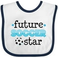 thumbnail image 3 of Inktastic Future Soccer Star Boys Baby Bib, 3 of 4
