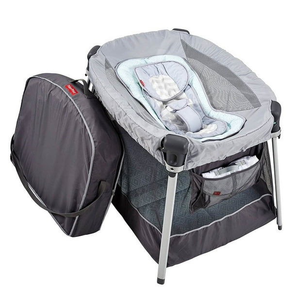 Fisher Price Ultra Lite Jour et Nuit Doux Environnement Portable Baby Play Yard