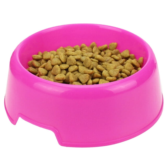 Bol pour Chien Multi-Usage en Plastique Forme Ronde Pet Bol d'Alimentation Pet
