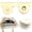 Gold, variant on magnetic buttons for bags,Snap Buttons Metal Seamless Magnetic Buckle Clasp for Clothing,Tote Bags and DIY Crafts,No Sewing Required Bag Clip(Beige)