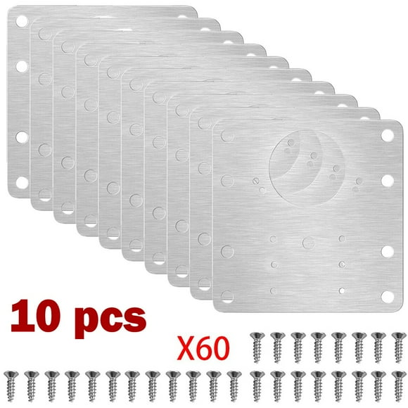 10 Pcs Cabinet Hinge Repair Tool Plate Close Hinges Kitchen Cupboard Door Fixing