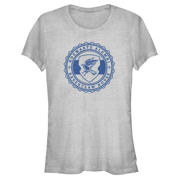 Junior's Harry Potter Hogwarts Alumni Ravenclaw House Graphic Tee Athletic Heather 2X Large
