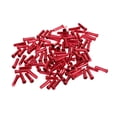 thumbnail image 1 of 100 puntas de cable interior para desviador de freno de bicicleta de aleación de aluminio rojo, 1 of 9