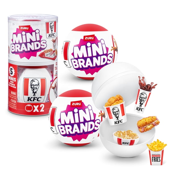 Cápsula KFC® de ZURU para juguetes coleccionables Mini Brands (paquete de 2)