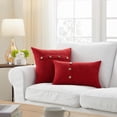 thumbnail image 3 of Fundas Decorativas para Almohadas Meekio 51x51 cm con Botones de Coco Juego de 2, 3 of 7