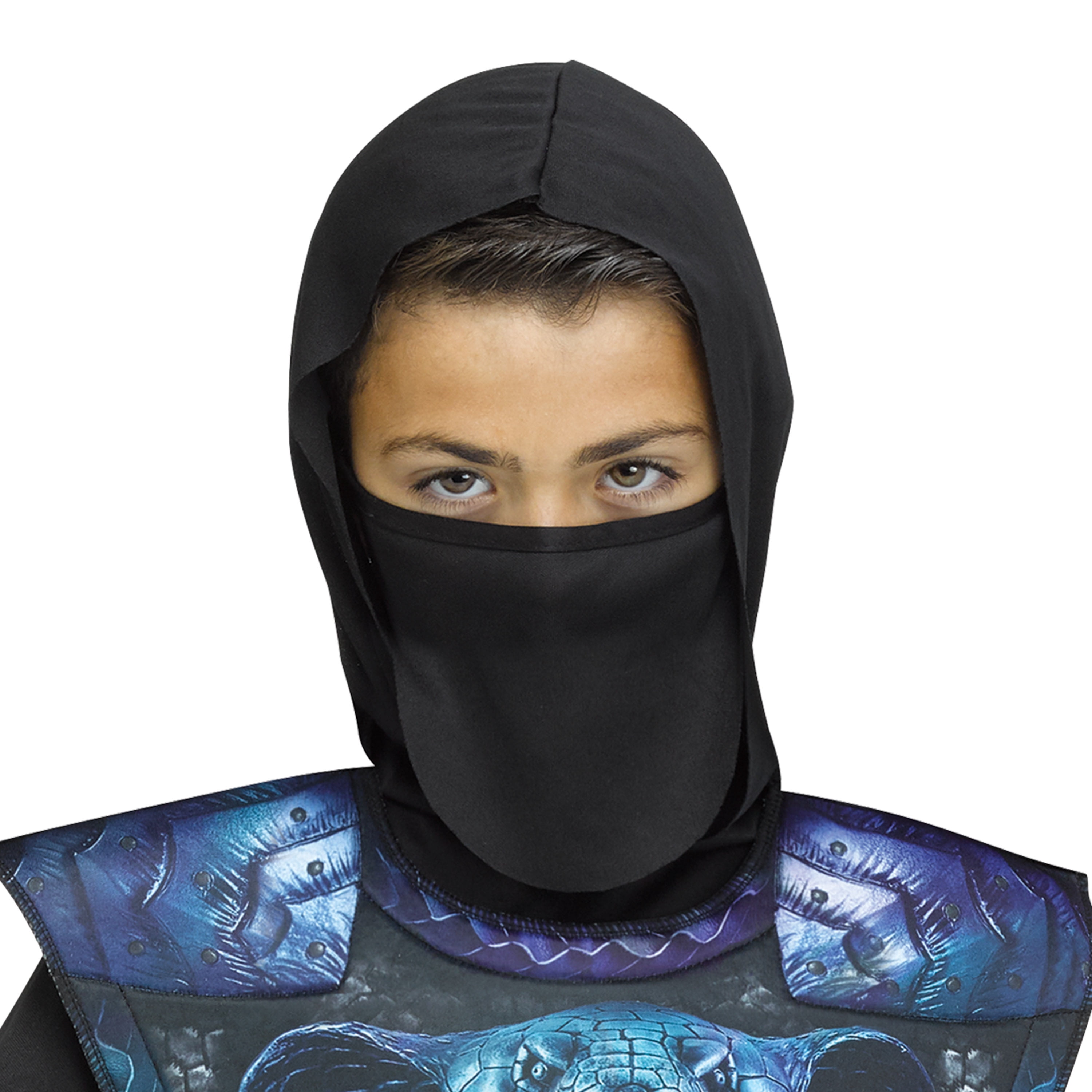 Cobra Ninja Halloween Costume for Children, Blue, Boy's Size M (8), by Way to Celebrate