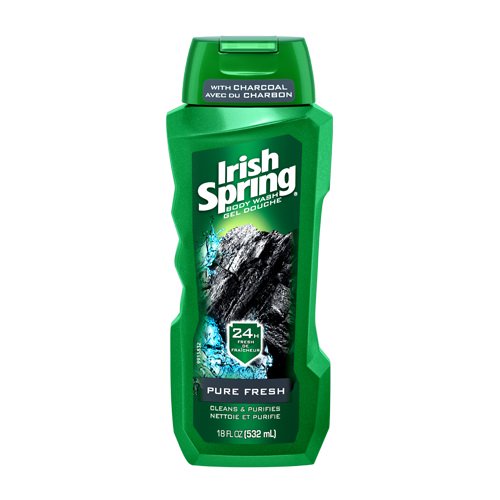 Irish Spring Body Wash With Charcoal Pure Fresh, 18 oz