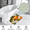 thumbnail image 3 of Tangerine Polyester Non-Slip Indoor Rugs Chair Mat Floor Carpet Machine Washable, 3 of 6
