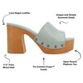 thumbnail image 3 of Journee Collection Womens Veda Tru Comfort Foam Platform Clog Open Toe Sandals, 3 of 7