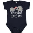 thumbnail image 3 of Inktastic My Poppop Loves Me Grandkids Boys or Girls Baby Bodysuit, 3 of 5
