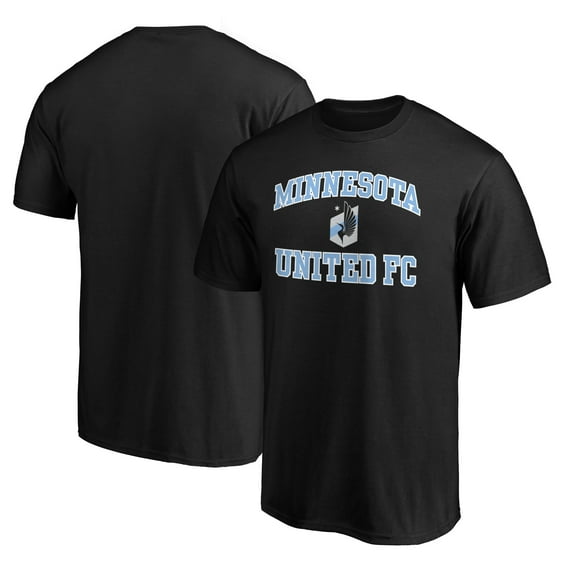 Men's Black Minnesota United FC Heart and Soul T-Shirt